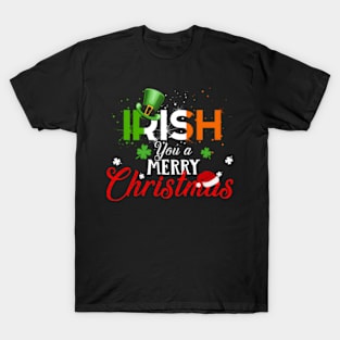 Irish You A Merry Ireland Flag T-Shirt